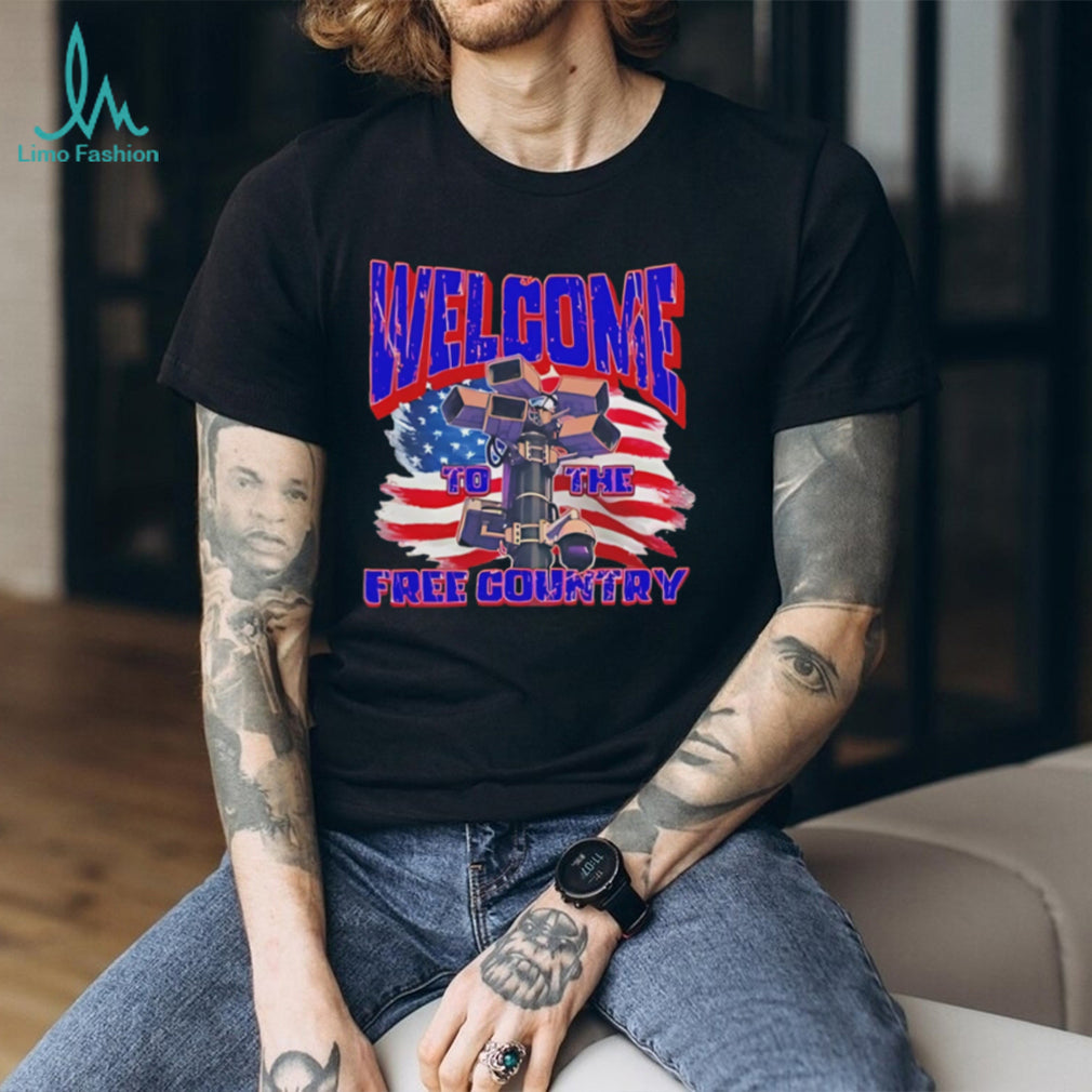 Welcome to the free country retro shirt