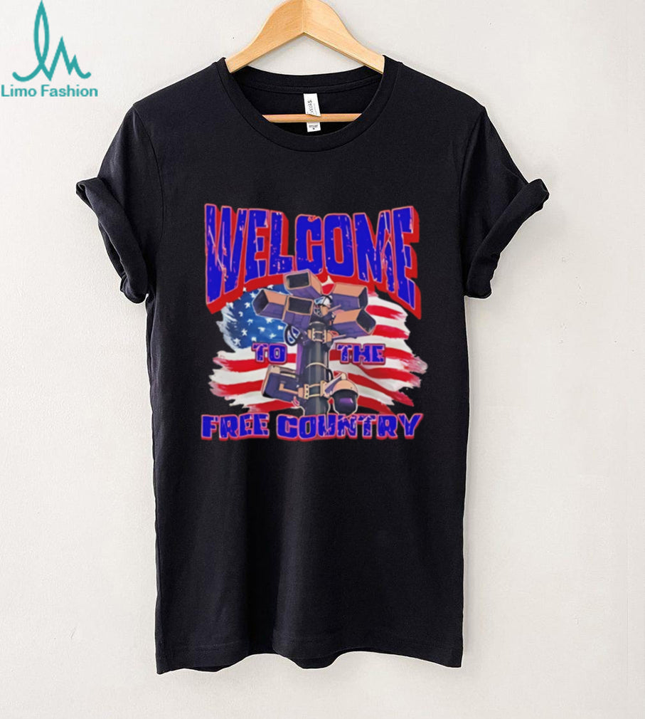 Welcome to the free country retro shirt