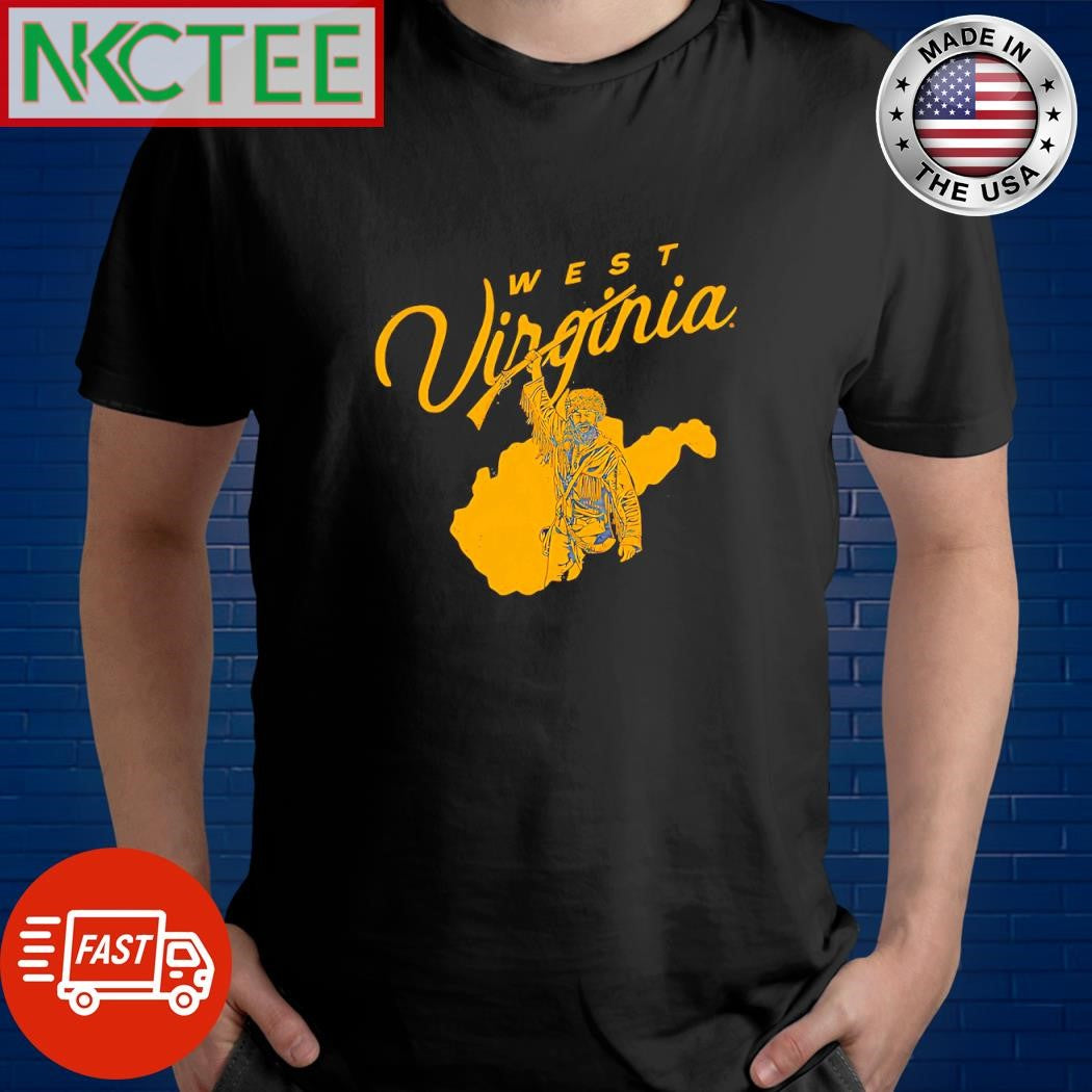 West Virginia Mountaineer Mascot hunter shirt