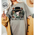 Western Cowgirl T Shirt, Hillbilly Hippie Cowgirl Tee, Retro Western Shirt, Sublimation Design Top KNO9G Hoodie, Sweatshirt