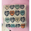 Western Cowprint Conversation Hearts Sweatshirt ~ Sand T-Shirts, Hoodie | PureTeeCo.com