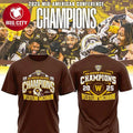 Western Michigan Broncos 2025 Mid-American Conference Football Champions Two Sided Shirt
