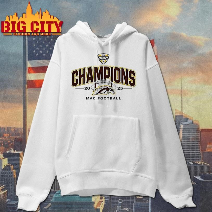 Western Michigan Broncos Mac 2025 Football Champions Shirt