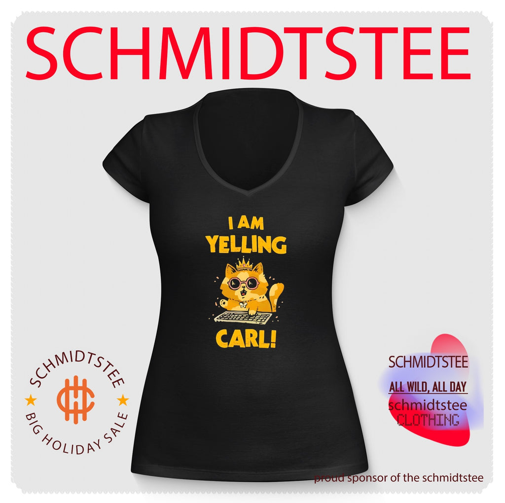 I am yelling Carl cat meme funny cat internet humor shirt