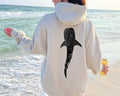 Whale Shark Hoodie and Sweatshirt, Beachy Crewneck, Shark Hoodie, Coconut Girl Jesus Sweatshirt, Christian Crewneck,...