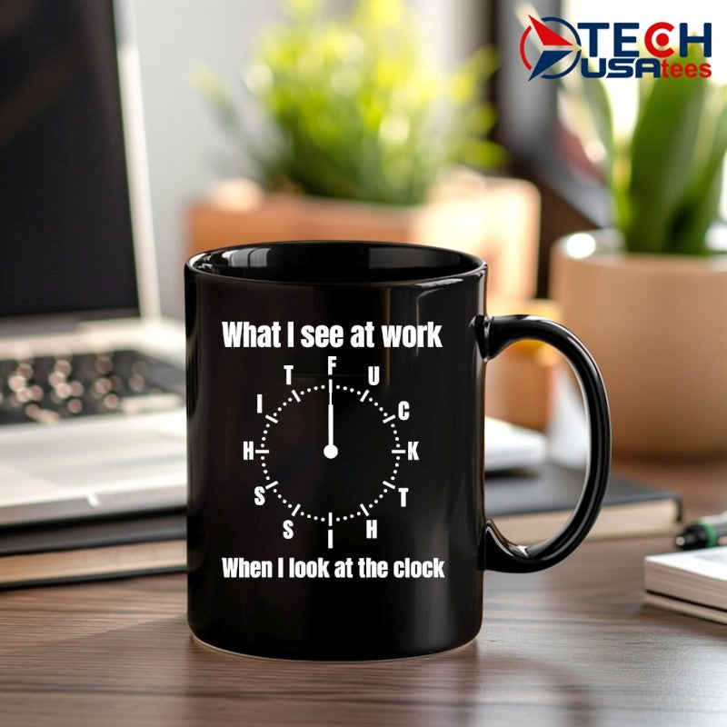 What I see at work when I look at the clock shirt