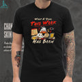 What a Year This Week Has Been Tired Duck Coffee Lover shirt