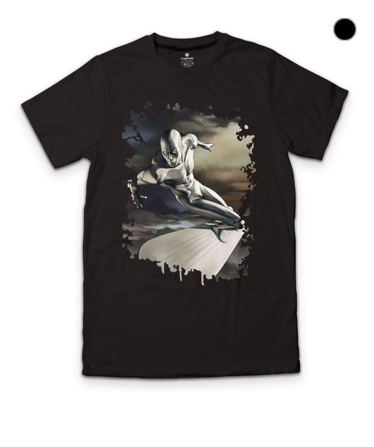 Silver Surfer Black Tee Hoodie, Sweatshirt | PureTeeCo.com