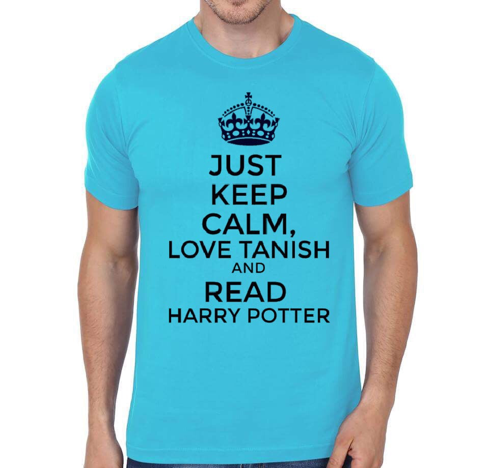 Keep Calm Light Blue Tee Hoodie, Sweatshirt | PureTeeCo.com