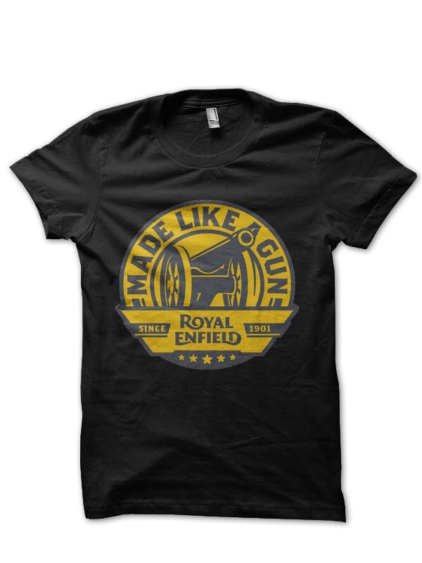 Royal Enfield Black Tee Hoodie, Sweatshirt | PureTeeCo.com