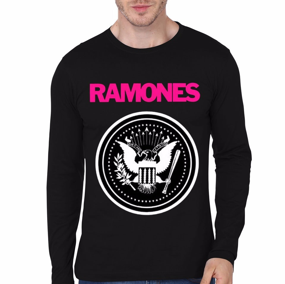 Ramones Black Full Sleeve Tee Hoodie, Sweatshirt | PureTeeCo.com