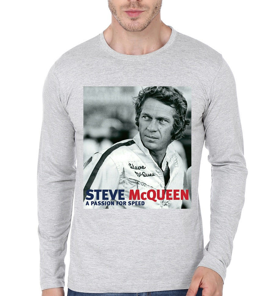 Steve Grey Full Sleeve Tee Hoodie, Sweatshirt | PureTeeCo.com