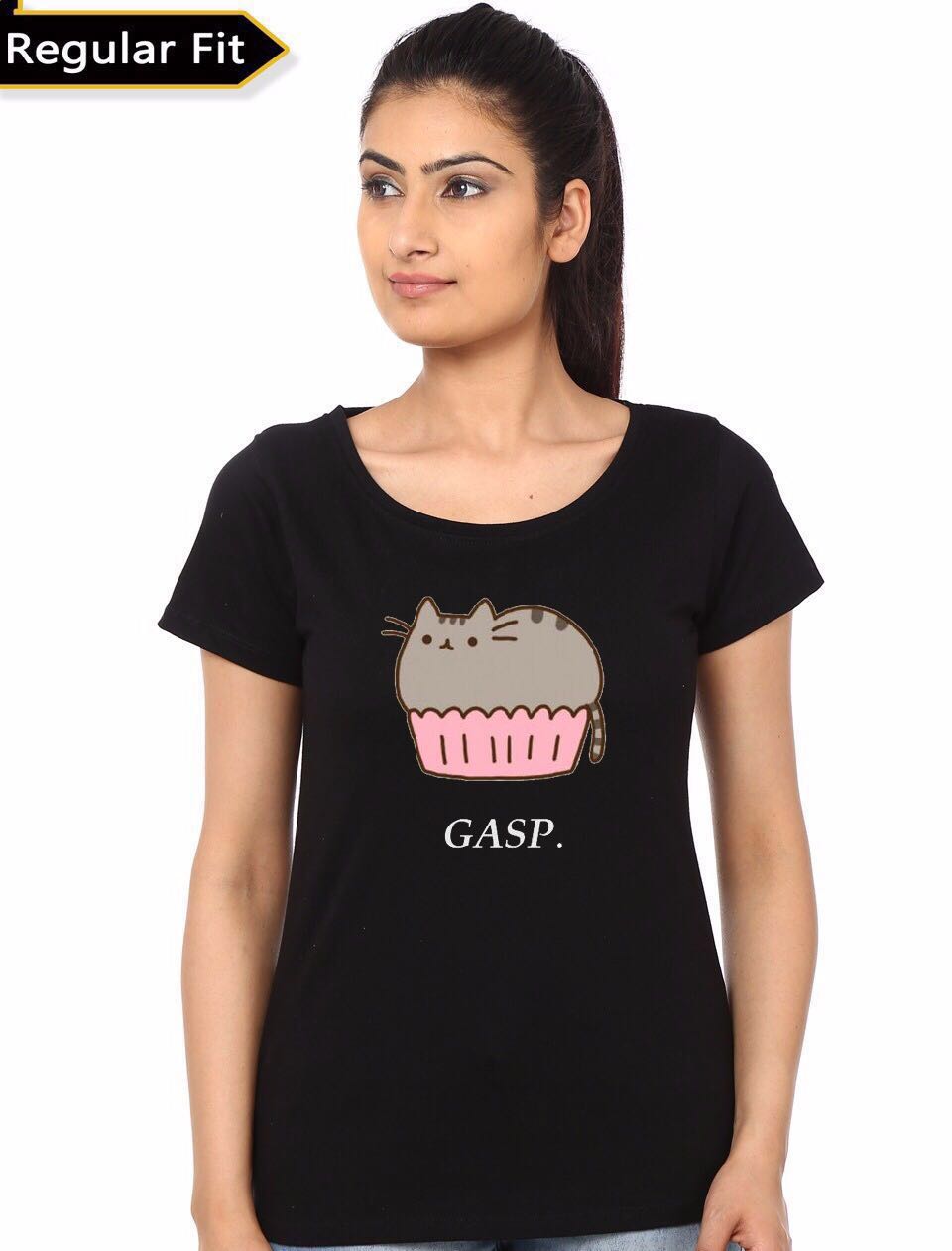 Kitty Black Top T-Shirts, Hoodie, Sweatshirt | PureTeeCo.com
