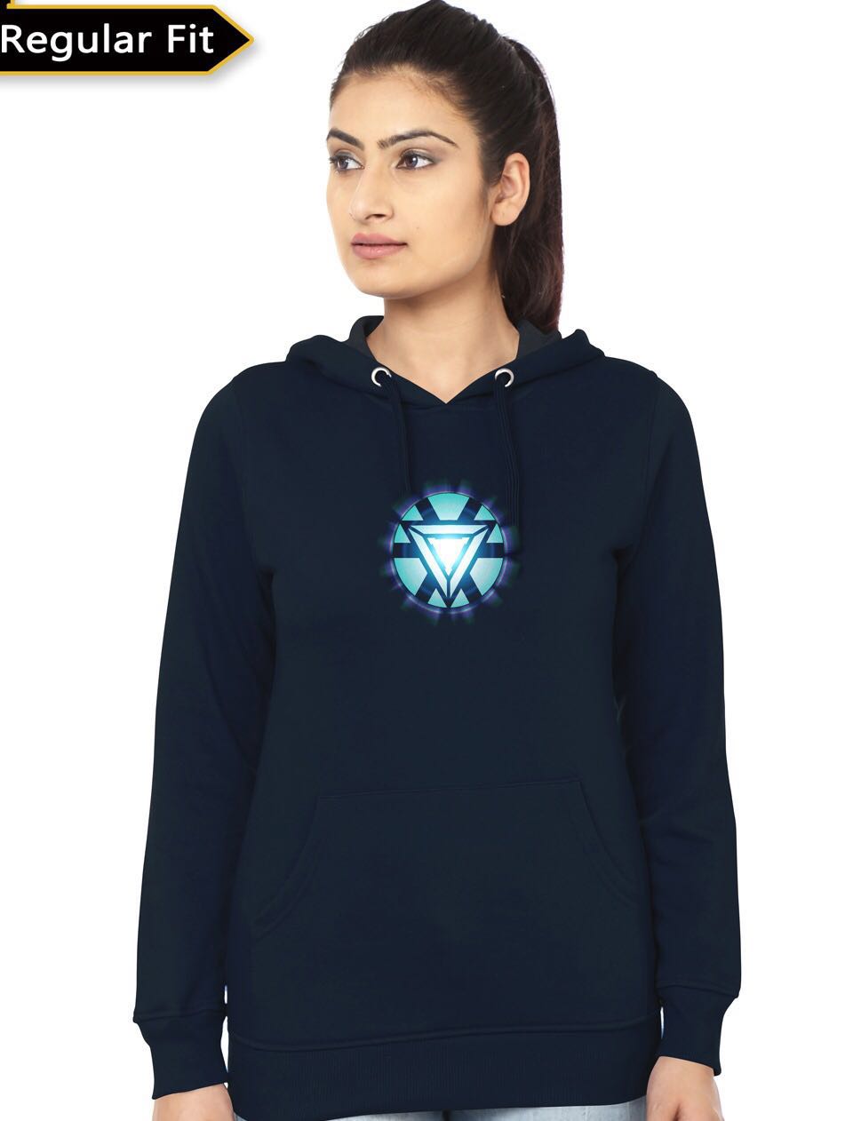 Arc Reactor Navy Blue Hoodie T-Shirts, Sweatshirt | PureTeeCo.com