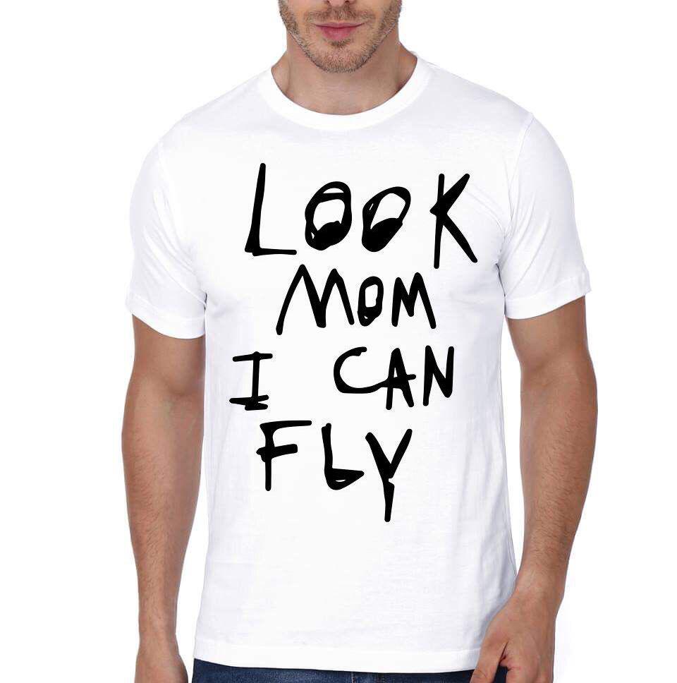 Look White T-shirt Hoodie, Sweatshirt | PureTeeCo.com