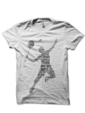 Badminton White T-shirt Hoodie, Sweatshirt | PureTeeCo.com