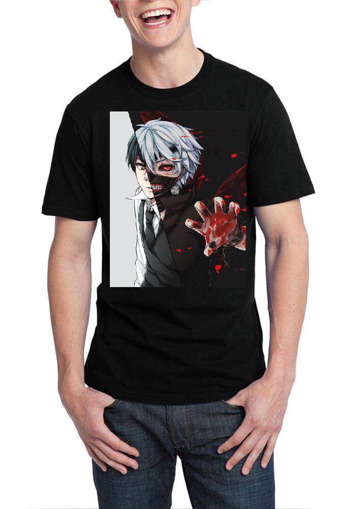 Kaneki Ken Black T-shirt Hoodie, Sweatshirt | PureTeeCo.com