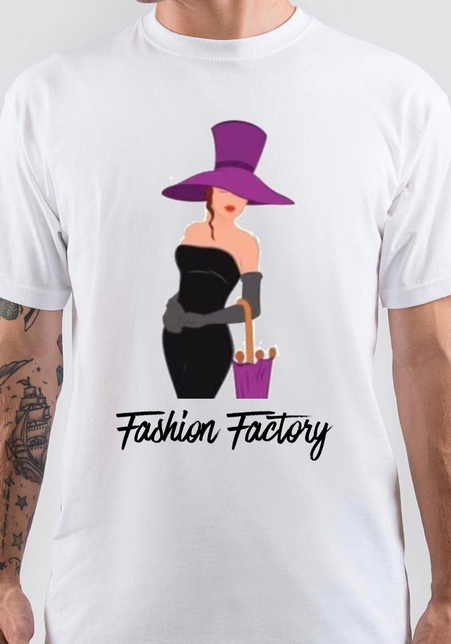 Fashion factory Half Sleeve White T-Shirt Hoodie, Sweatshirt | PureTeeCo.com