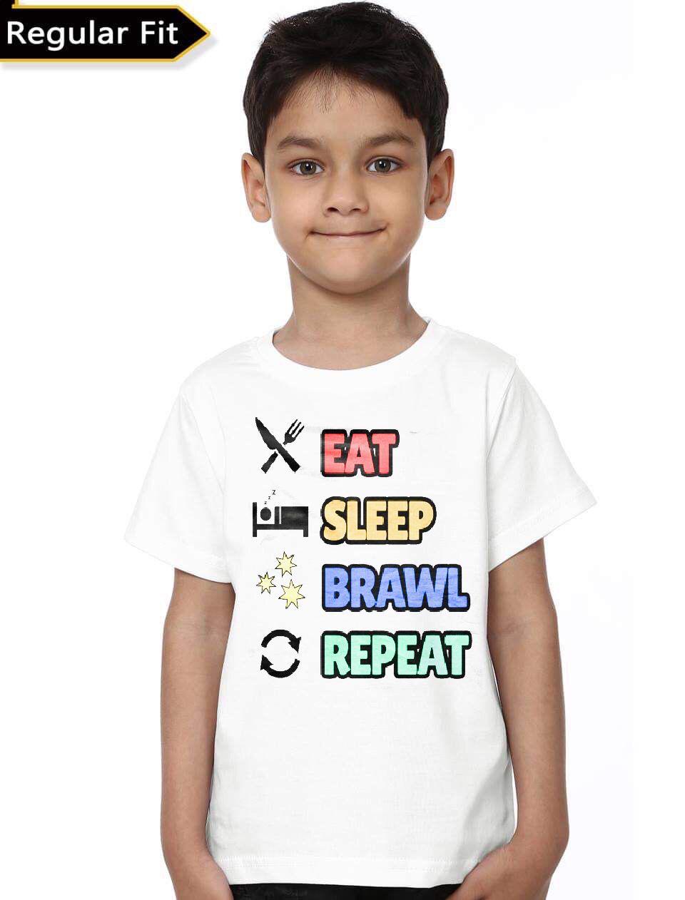 Eat Sleep Brawl Kids T-Shirt Hoodie, Sweatshirt | PureTeeCo.com