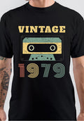 Vintage 1979 T-Shirt Hoodie, Sweatshirt | PureTeeCo.com