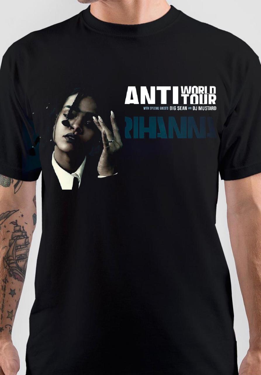 Anti Rihanna World Tour T-Shirt Hoodie, Sweatshirt | PureTeeCo.com