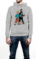 Tintin And Captain Haddock Hoodie T-Shirts, Sweatshirt | PureTeeCo.com