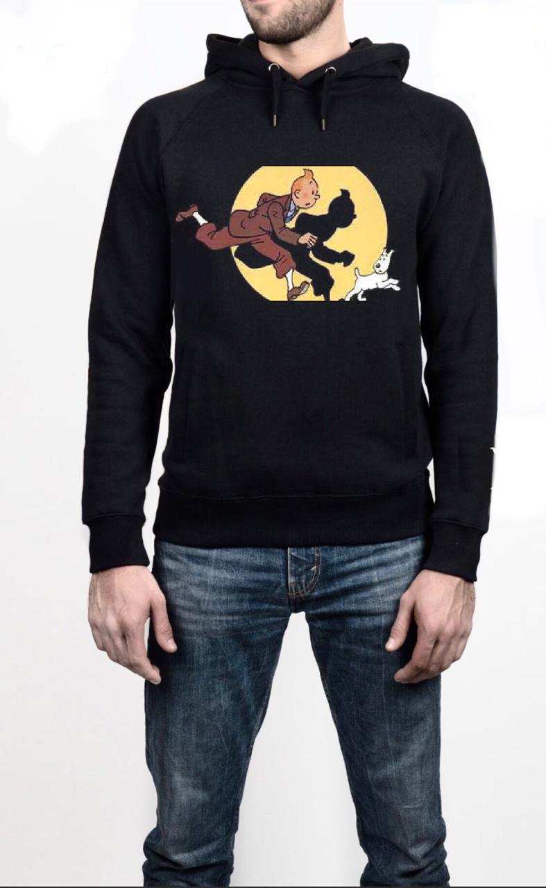 Tin Tin Hoodie T-Shirts, Sweatshirt | PureTeeCo.com