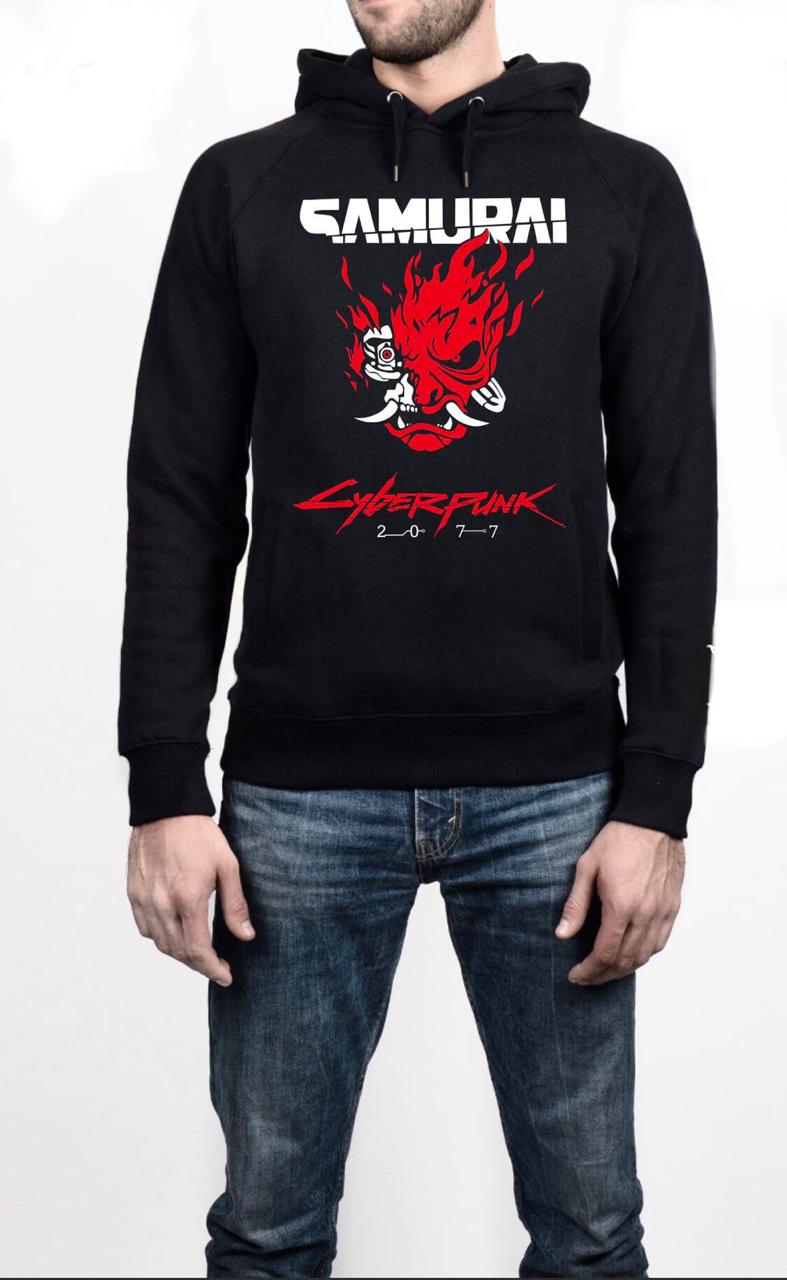 Samurai Cyberpunk Hoodie T-Shirts, Sweatshirt | PureTeeCo.com