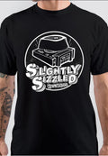 Slightly Sizzled Record Black T-Shirt Hoodie, Sweatshirt | PureTeeCo.com
