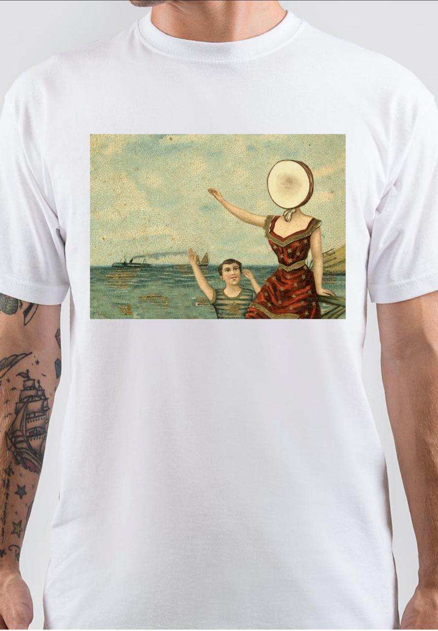 In the Aeroplane Over the Sea White T-Shirt Hoodie, Sweatshirt | PureTeeCo.com