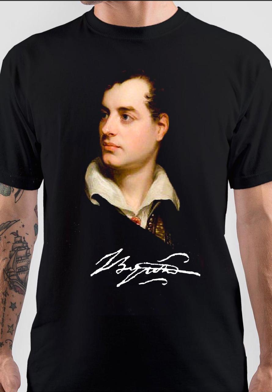 Lord Byron Black T-Shirt Hoodie, Sweatshirt | PureTeeCo.com