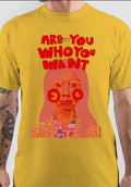 Foster The People- Are You Who You Want yellow T-Shirt Hoodie, Sweatshirt | PureTeeCo.com