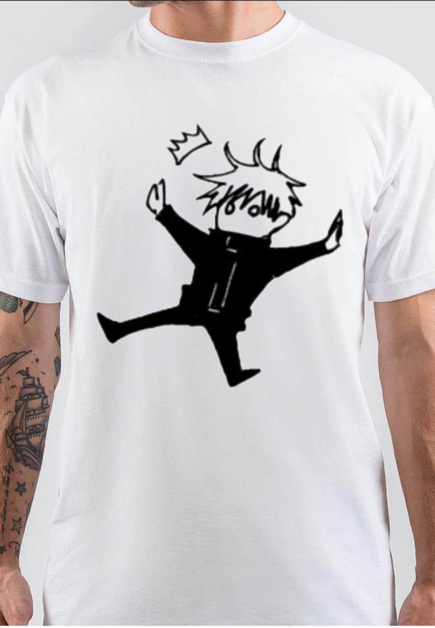 Gojo Satoru White T-shirt Hoodie, Sweatshirt | PureTeeCo.com