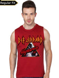 Def leppard red sleeveless T-Shirt Hoodie, Sweatshirt | PureTeeCo.com