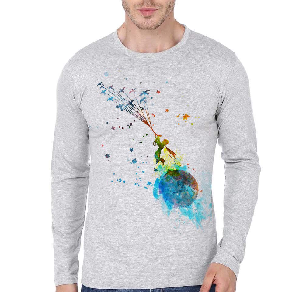 Little prince Watercolor full sleeve T-Shirt Hoodie, Sweatshirt | PureTeeCo.com
