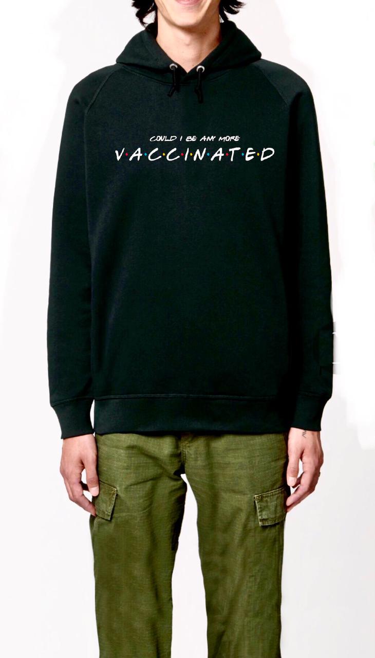 Vaccinated Print Hoodie T-Shirts, Sweatshirt | PureTeeCo.com