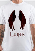 LUCIFER WINGS WHITE TSHIRT Hoodie, Sweatshirt | PureTeeCo.com