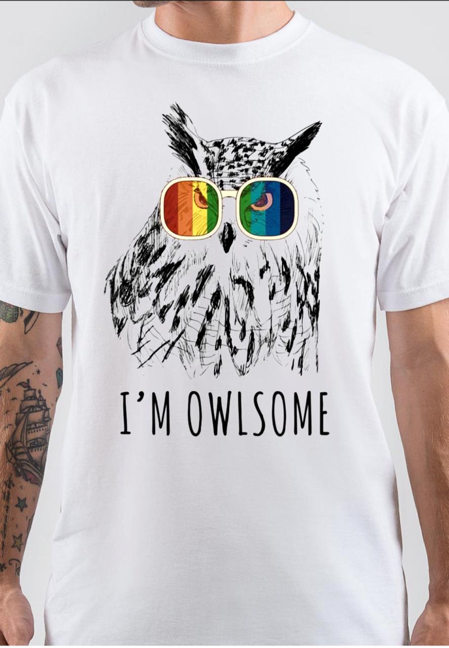 I AM OWLSOME TSHIRT Hoodie, Sweatshirt | PureTeeCo.com