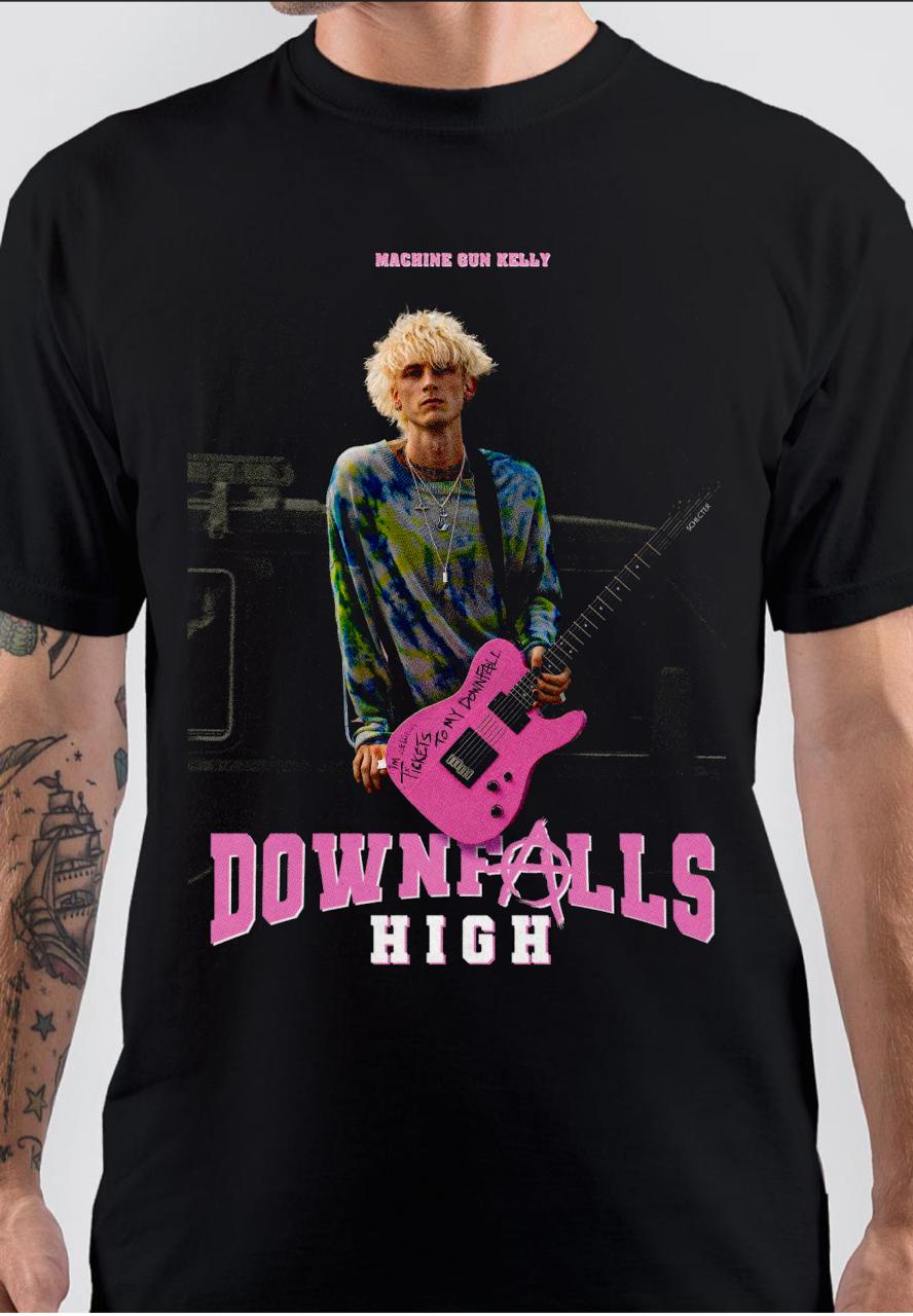 MACHINE GUN KELLY DOWNFALLS HIGH TSHIRT Hoodie, Sweatshirt | PureTeeCo.com