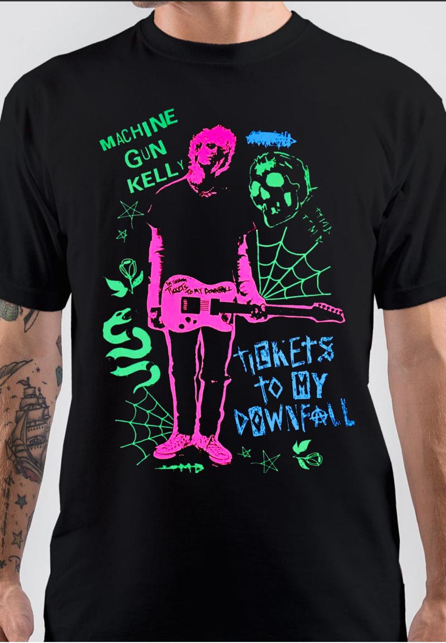 MACHINE GUN KELLY- TICKETS TO MY DOWNFALL TSHIRT Hoodie, Sweatshirt | PureTeeCo.com