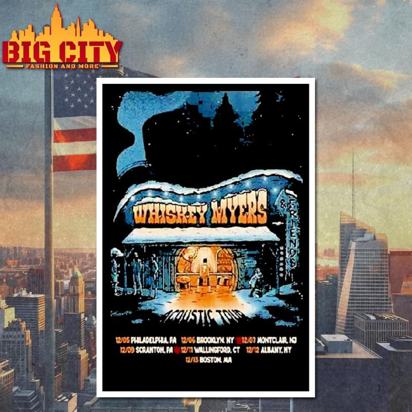 Whiskey Myers And Friends Acoustic Tour 2025 Shirt