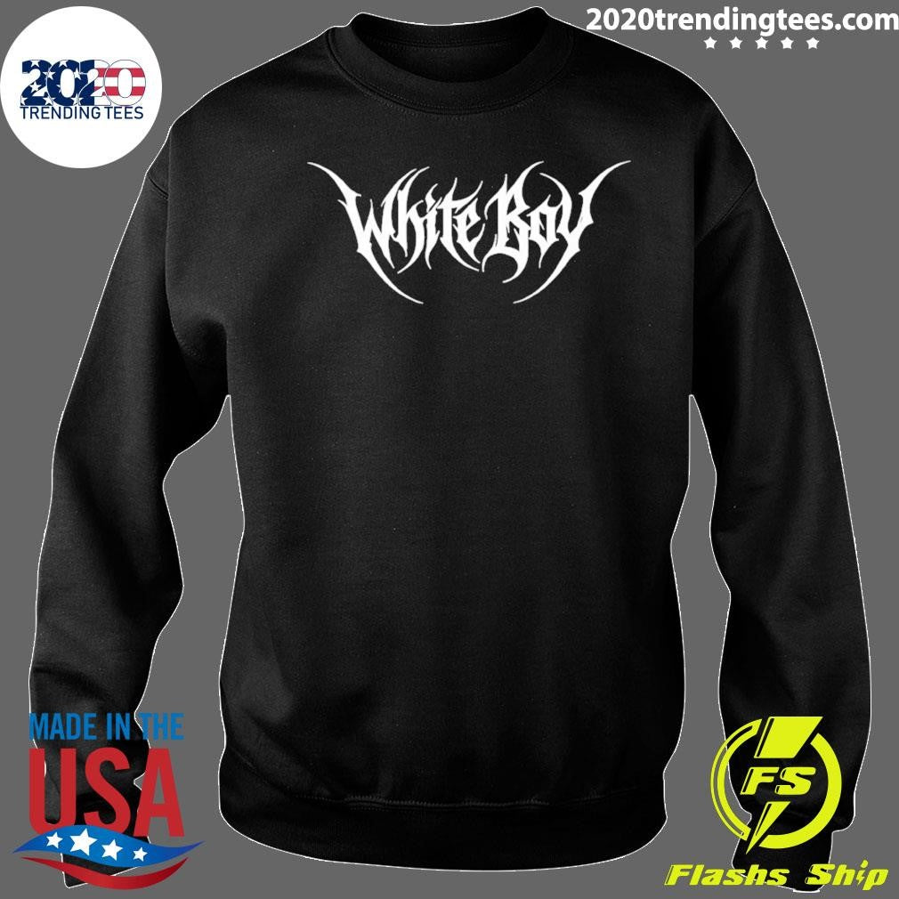 White Boy Heavy Metal Style Shirt