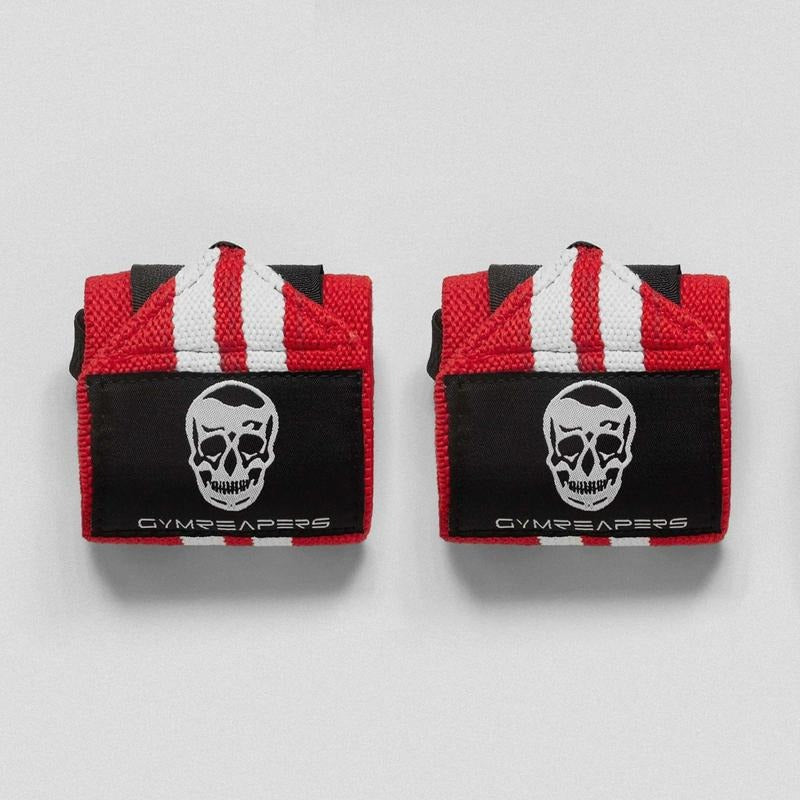 Wrist Wraps - 18" Weightlifting Wrist Support - Red/White T-Shirts, Hoodie, Sweatshirt | PureTeeCo.com