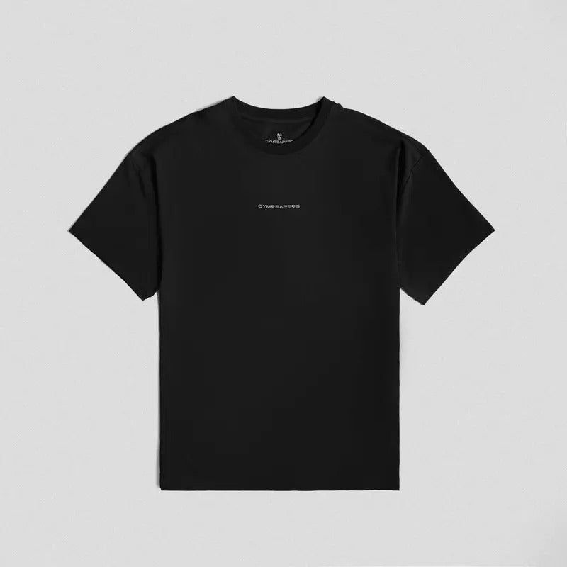 Axis Box Tee - Black/White, Men's T-shirt for Summer, Cotton Material Hoodie, Sweatshirt | PureTeeCo.com