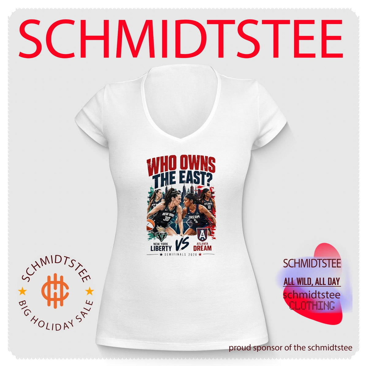 Who Owns The East New York Liberty vs Atlanta Dream 2026 WNBA Semifinals Shirt