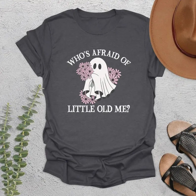 Who's Afraid Of Little Old T-shirt, Svviifty Ghost Shirt, Girls Funny Halloween Shirt, Spooky Svviift Shirt, TPD Ghost...
