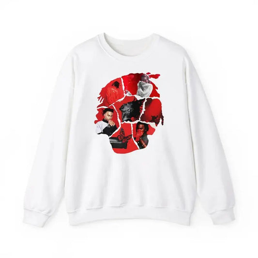 WhoIe L0tta Red VI Songs Head Retro Shirt PIaybol Cartl Head Songs Retro Sweatshirt