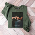 Wicked Sweatshirt, Holding Space Ariana Cynthia Finger Hold Defying Gravity Meme Wicked Movie Gift Broadway Shirt, Glinda...