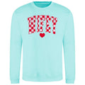 Wifey Checkered Just Hoods Sweatshirt T-Shirts, Hoodie | PureTeeCo.com