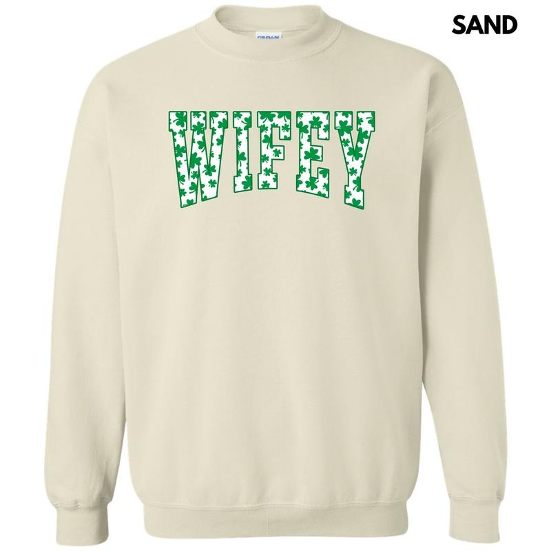 Wifey Clovers Sweatshirt 'NLB' T-Shirts, Hoodie | PureTeeCo.com